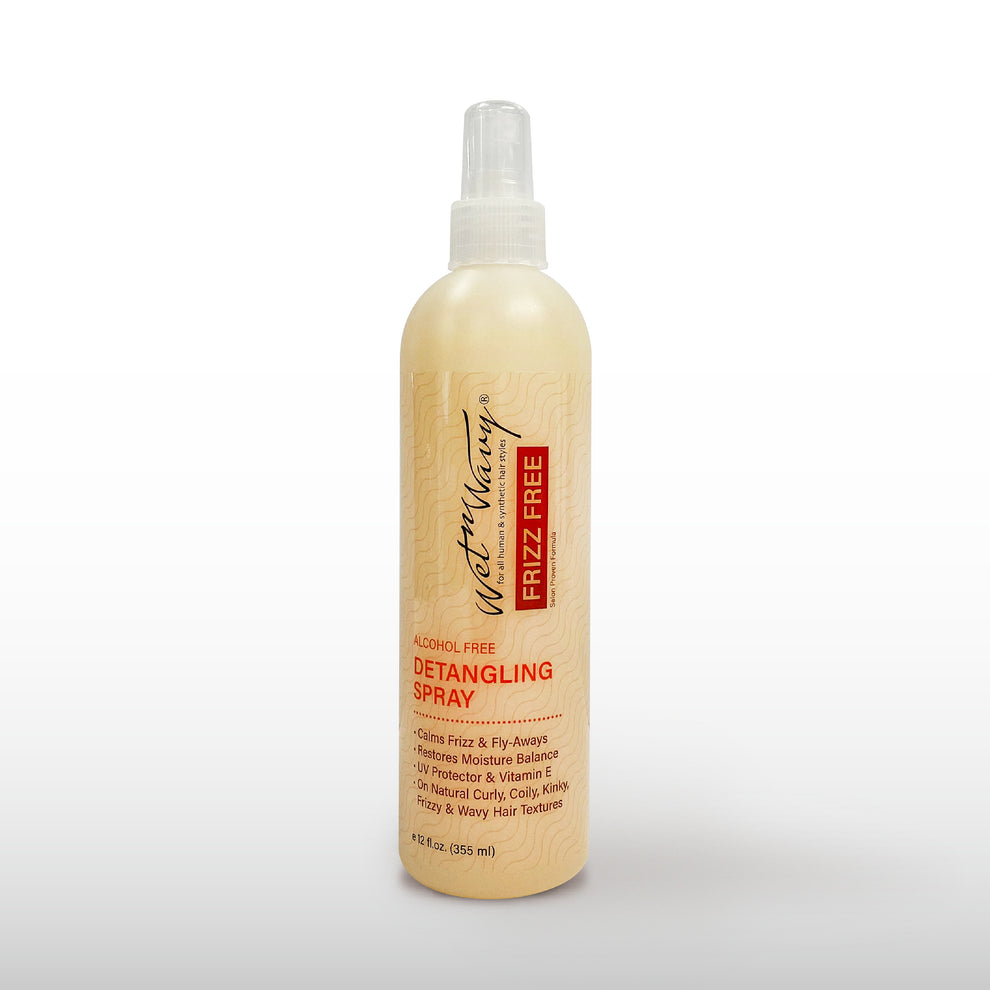 Wetnwavy frizz free detangling spray