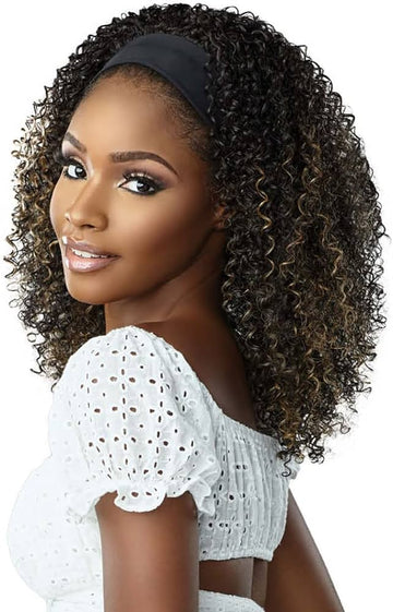 Sensational dashly Headband wig & bangs (Curly)