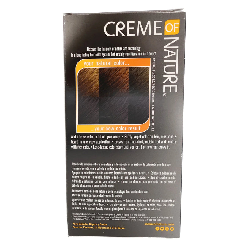 Creme Of Nature Natural Black (Negro) Nourishing Permanent Hair Color