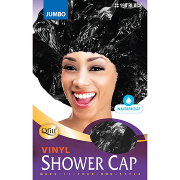 QFITT Jumbo Vinyl Shower Cap