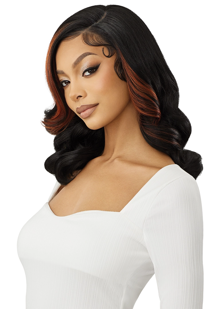 Outre Perfect Hairline Glueless 13X6 HD Lace Front Wig -Reeva- Fully Hand-tied