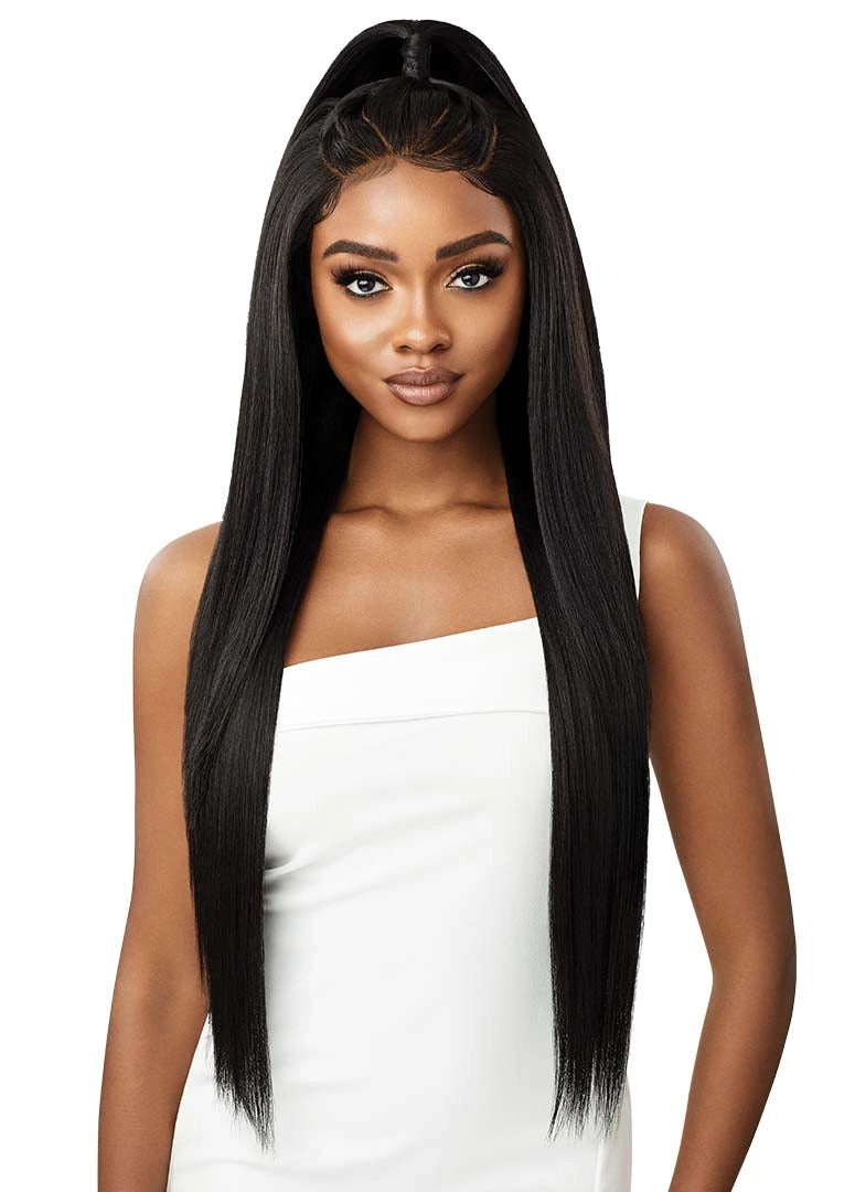 Outre Perfect Hairline Glueless 13X6 HD Lace Front Wig -Shaday 32"- Fully Hand-tied