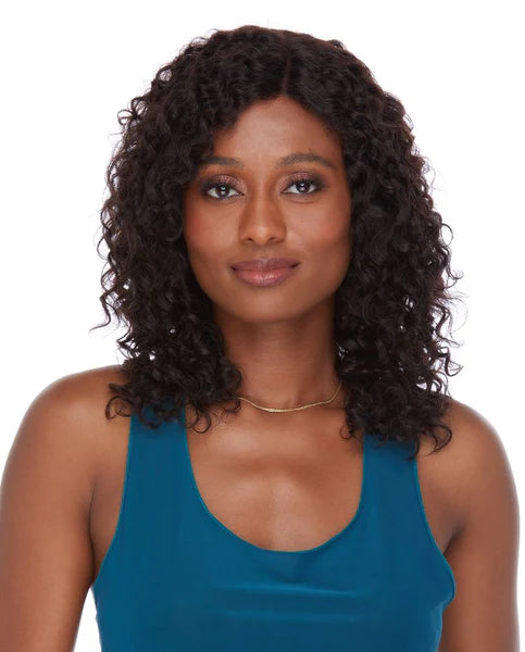 Elegante Brazilian Remy 100% Human Hair Free Part Lace Front Wig Wet & Wavy HLP Cuban (1611)